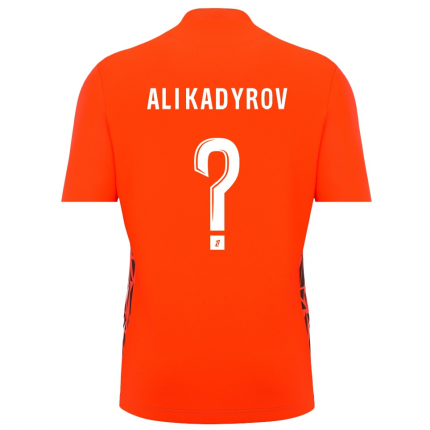 ילדים כדורגל Tourpal Ali Kadyrov #0 לבן כתום חולצת שוער 2025/26