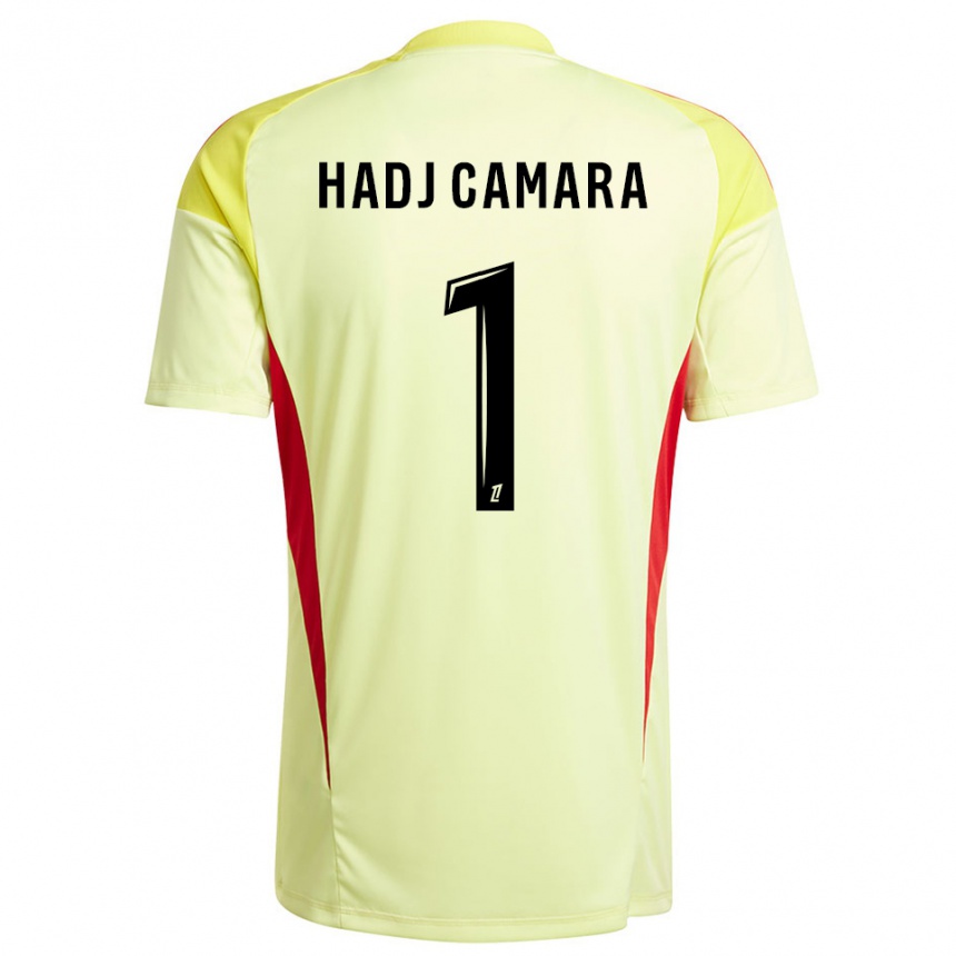 ילדים כדורגל El Hadj Camara #1 צהוב שחור בהיר חולצת שוער 2025/26