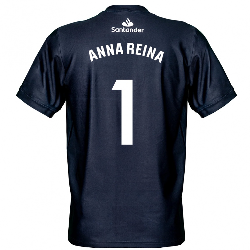 ילדים כדורגל אנה ריינה טורו #1 כחול חצות לבן חולצת שוער 2025/26