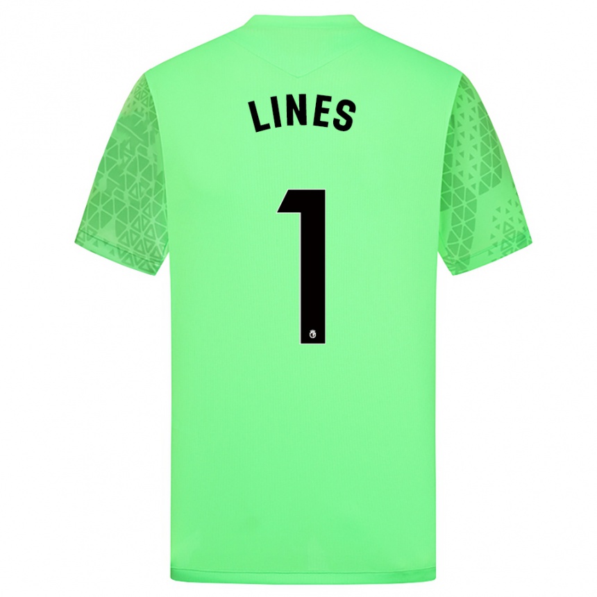 ילדים כדורגל Laura Inés Aguilar #1 ירוק קפיצי שחור חולצת שוער 2025/26