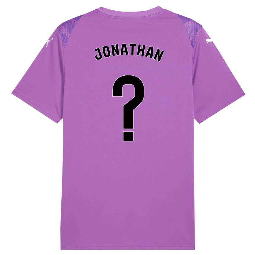 ילדים כדורגל Jonathan Sánchez #0 שחור לבנדר חולצת שוער 2025/26