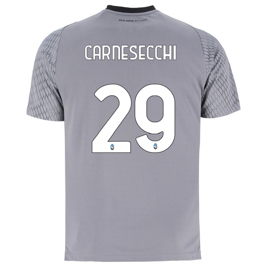 ילדים כדורגל מרקו קרנז'קי #29 אפור כחול אדום חולצת שוער 2025/26