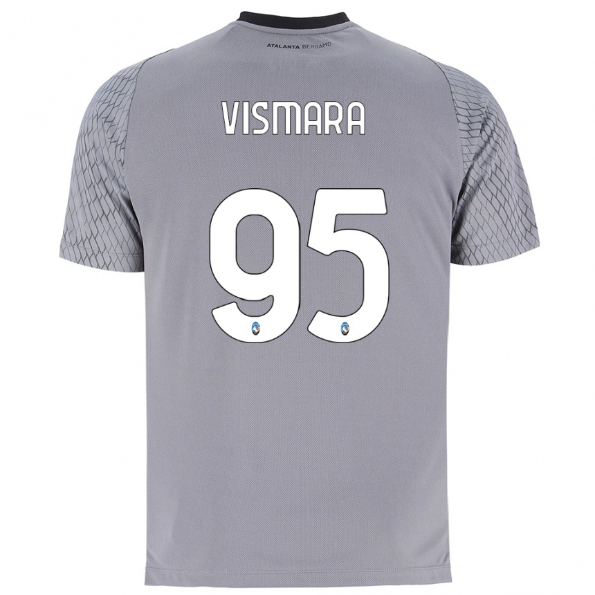 ילדים כדורגל פאולו ויסמרה #95 אפור כחול אדום חולצת שוער 2025/26