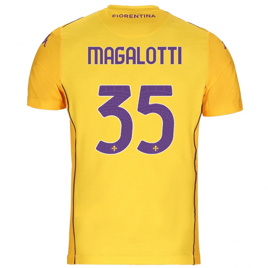 ילדים כדורגל מתיה מגלוטי #35 כתום צהוב סגול חולצת שוער 2025/26