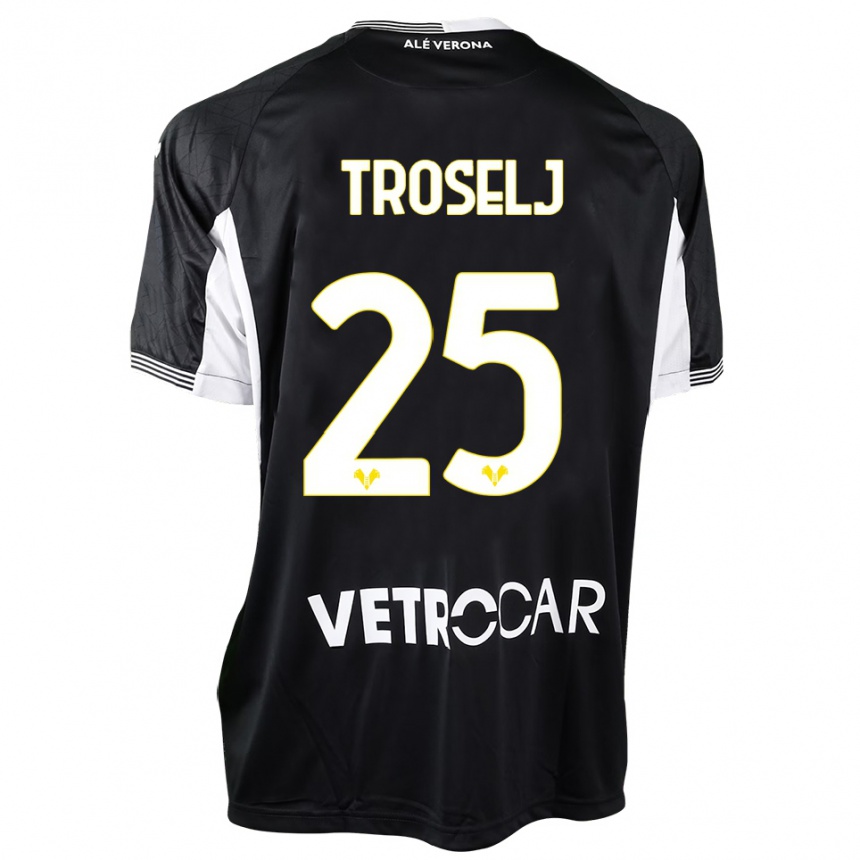 ילדים כדורגל איתן טרוסלי #25 שחור לבן חולצת שוער 2025/26