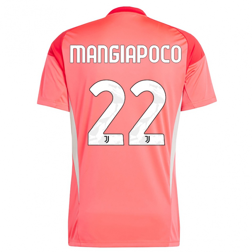 ילדים כדורגל Stefano Mangiapoco #22 כתום אדום חולצת שוער 2025/26