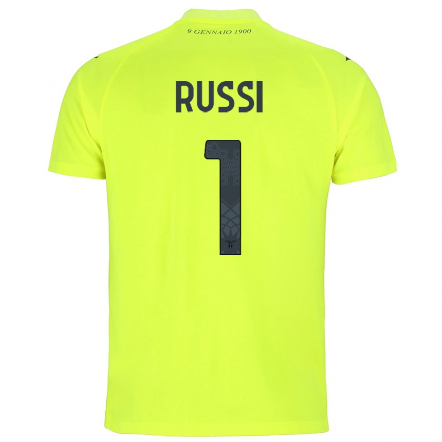 ילדים כדורגל גבריאל ראסי #1 ירוק פלורסנט חולצת שוער 2025/26