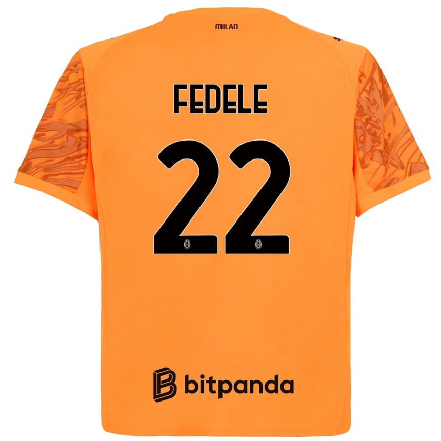 ילדים כדורגל נעמי פדל #22 כתום צהוב שחור חולצת שוער 2025/26