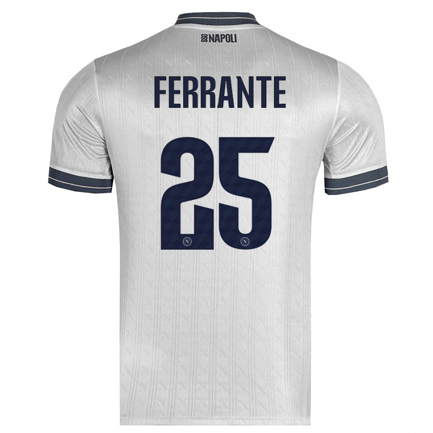 ילדים כדורגל Mathias Ferrante #25 אפור בהיר חולצת שוער 2025/26