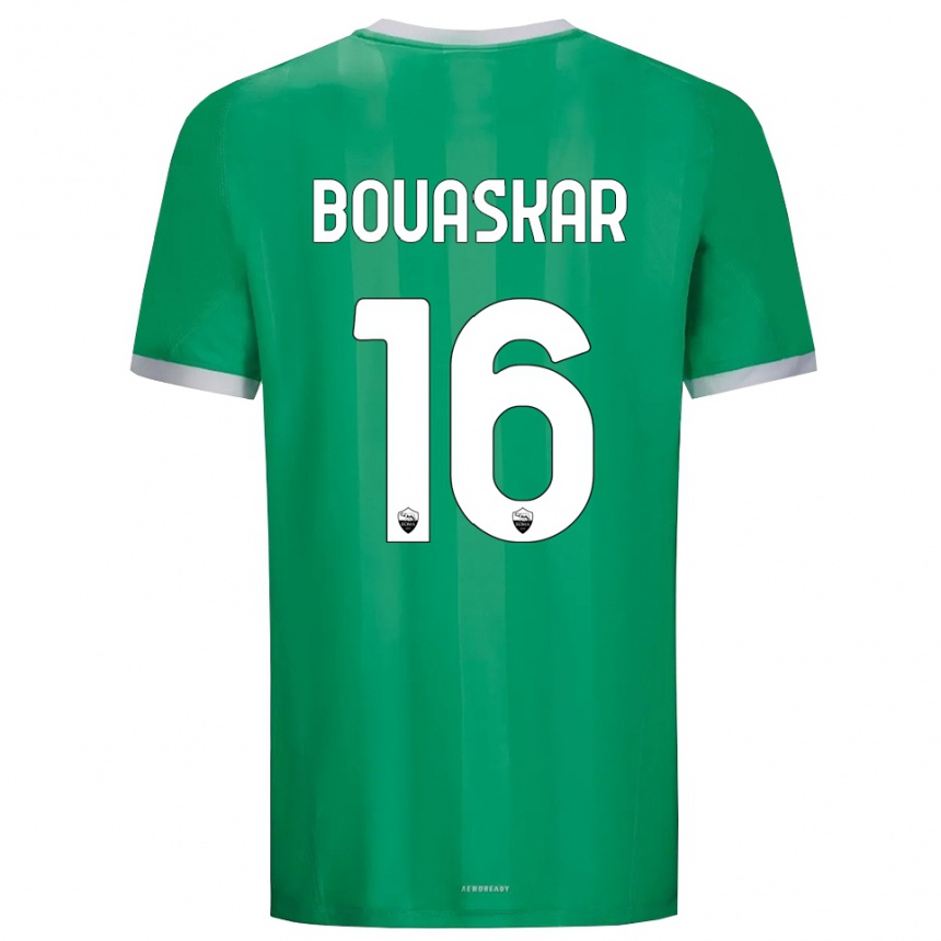 ילדים כדורגל Slim Bouaskar #16 ירוק לבן חולצת שוער 2025/26