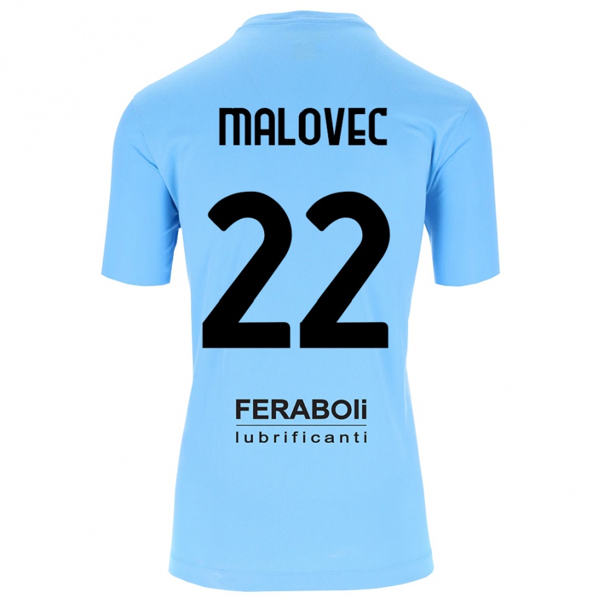 ילדים כדורגל אדריאן מלובק #22 שחור תכלת חולצת שוער 2025/26