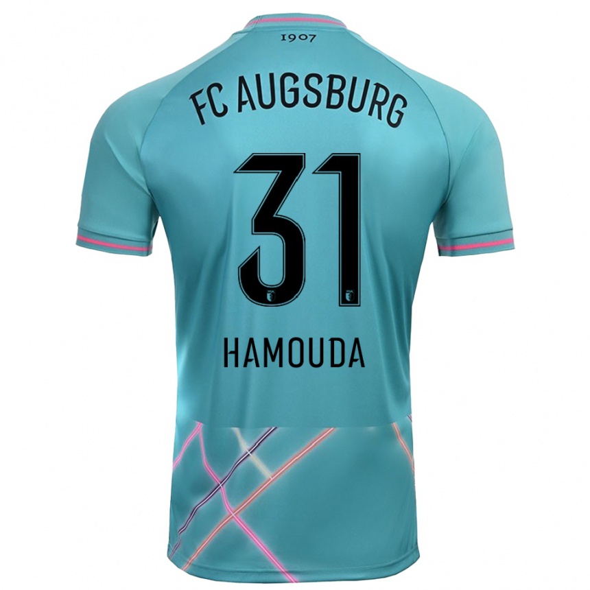 ילדים כדורגל Hania Hamouda #31 ירוק ים בהיר חולצת שוער 2025/26