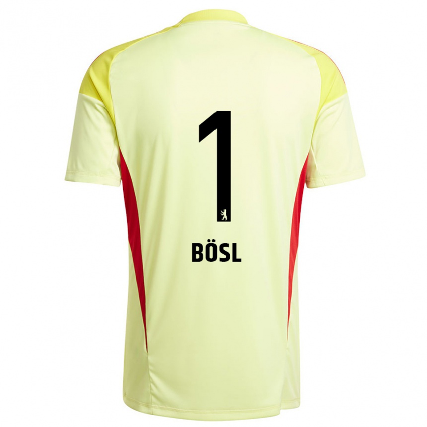 ילדים כדורגל קארה בוסל #1 צהוב בהיר שחור חולצת שוער 2025/26