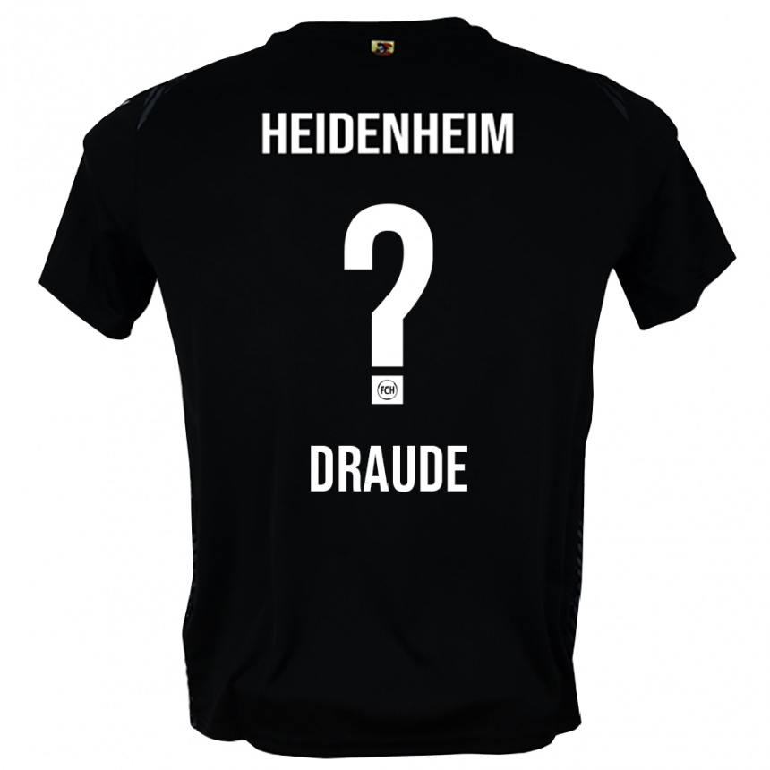 ילדים כדורגל Michel Draude #0 אפור כהה שחור חולצת שוער 2025/26