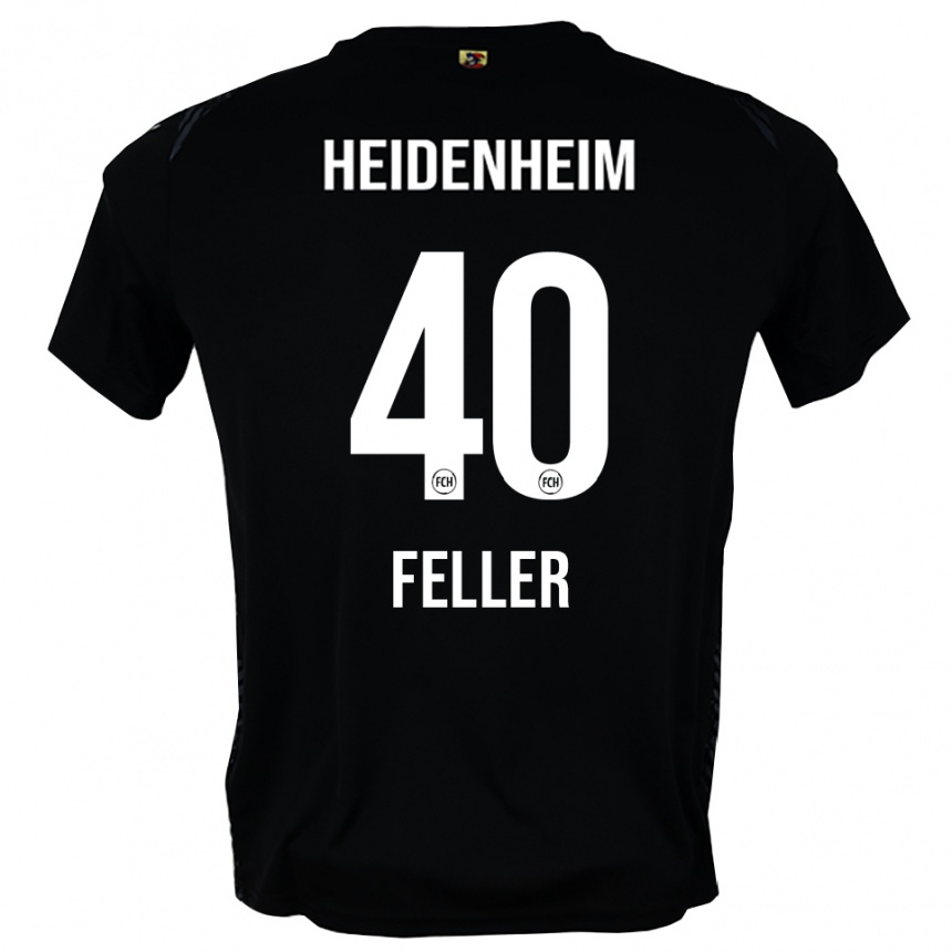 ילדים כדורגל פרנק פלר #40 אפור כהה שחור חולצת שוער 2025/26