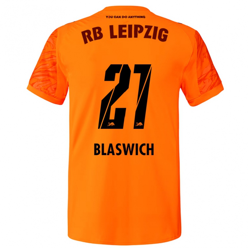 ילדים כדורגל ג׳אניס בלאסוויץ' #21 כתום אדום חולצת שוער 2025/26