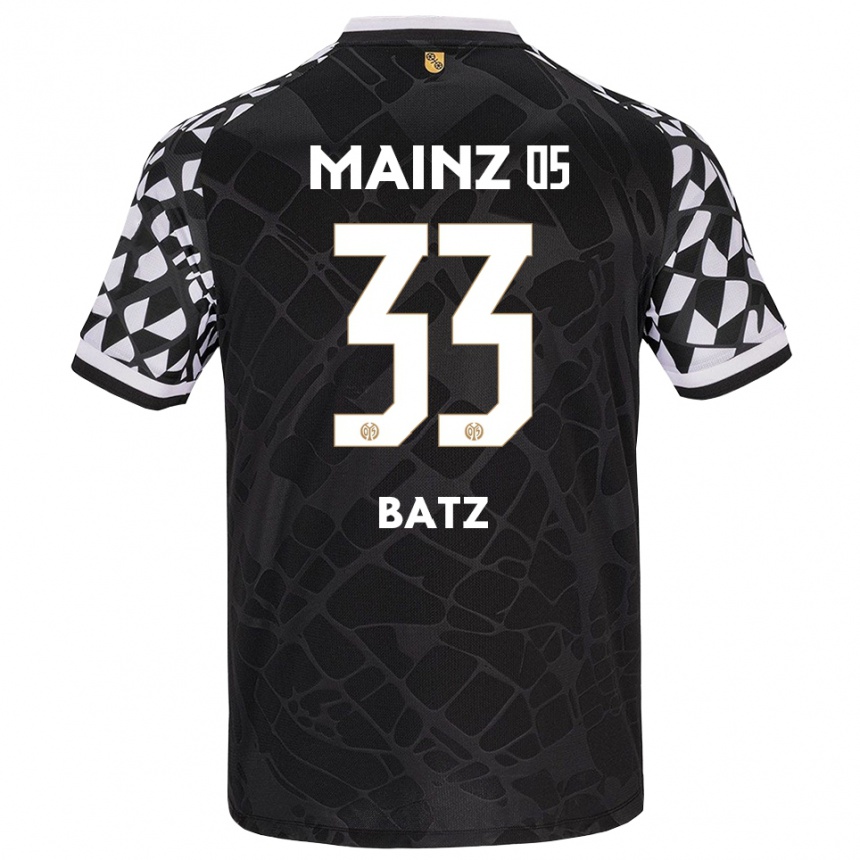 ילדים כדורגל דניאל בץ #33 שחור לבן חולצת שוער 2025/26