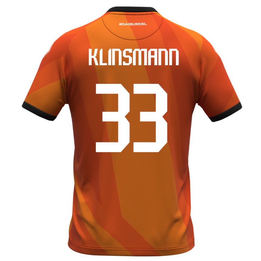 ילדים כדורגל ג'ונתן קלינסמן #33 לבן אלמוג שחור חולצת שוער 2025/26