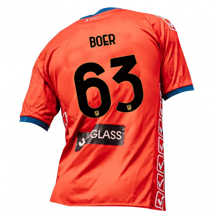 ילדים כדורגל פייטרו בור #63 כתום אדום חולצת שוער 2025/26