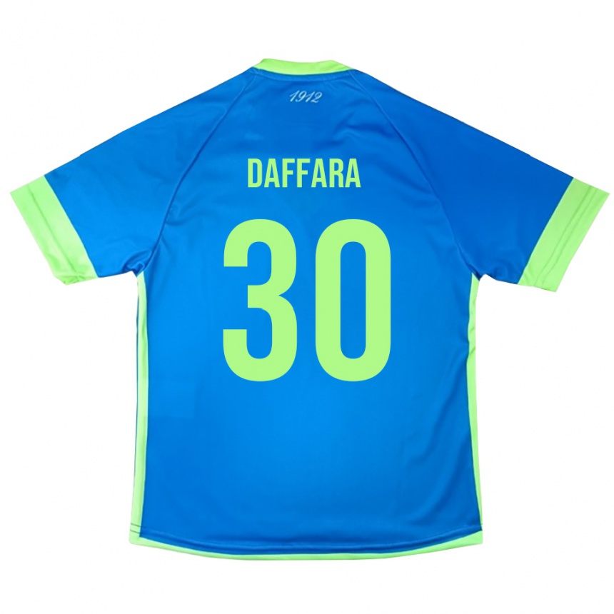 ילדים כדורגל ג'ובאני דאפרה #30 צהוב ירוק כחול חולצת שוער 2025/26