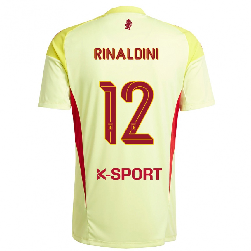 ילדים כדורגל רובן רינלדיני #12 אדום צהוב בהיר חולצת שוער 2025/26