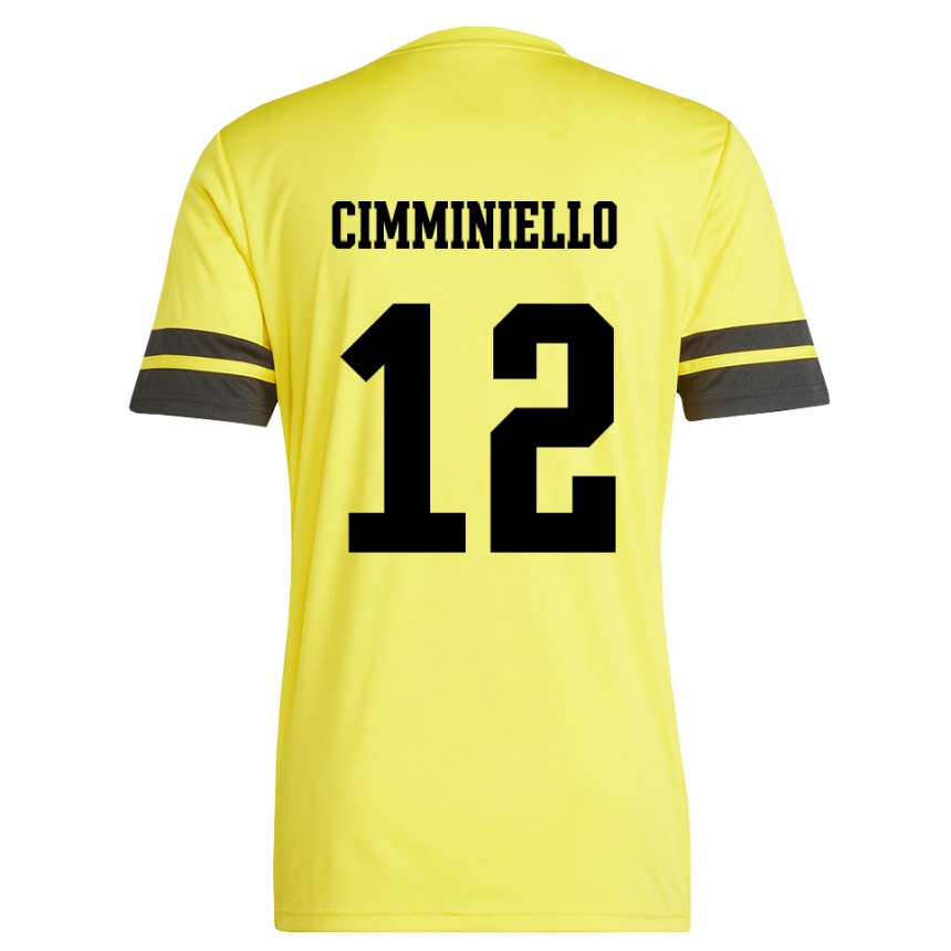 ילדים כדורגל Leon Cimminiello #12 לבן כתום חולצת שוער 2025/26