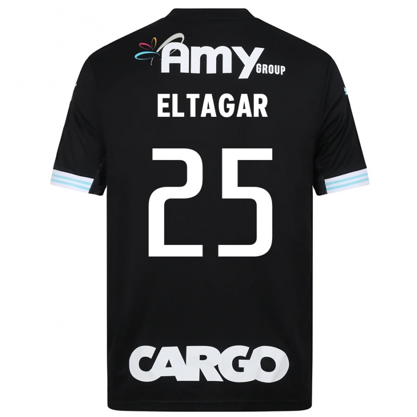ילדים כדורגל Barak Eltagar #25 לבן שחור חולצת שוער 2025/26