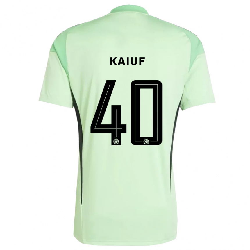 ילדים כדורגל שריף קאיוף #40 לבן כחול בהיר חולצת שוער 2025/26