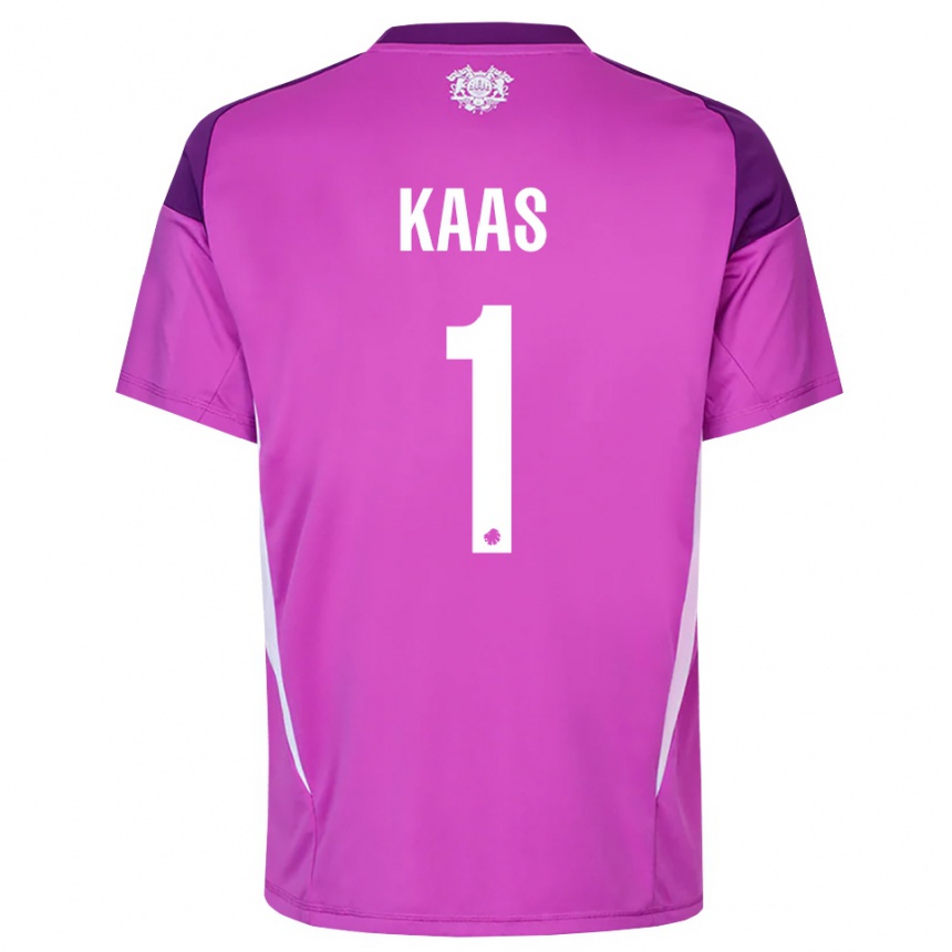 ילדים כדורגל אנה לואיז קוס #1 לבן סגול לילך חולצת שוער 2025/26