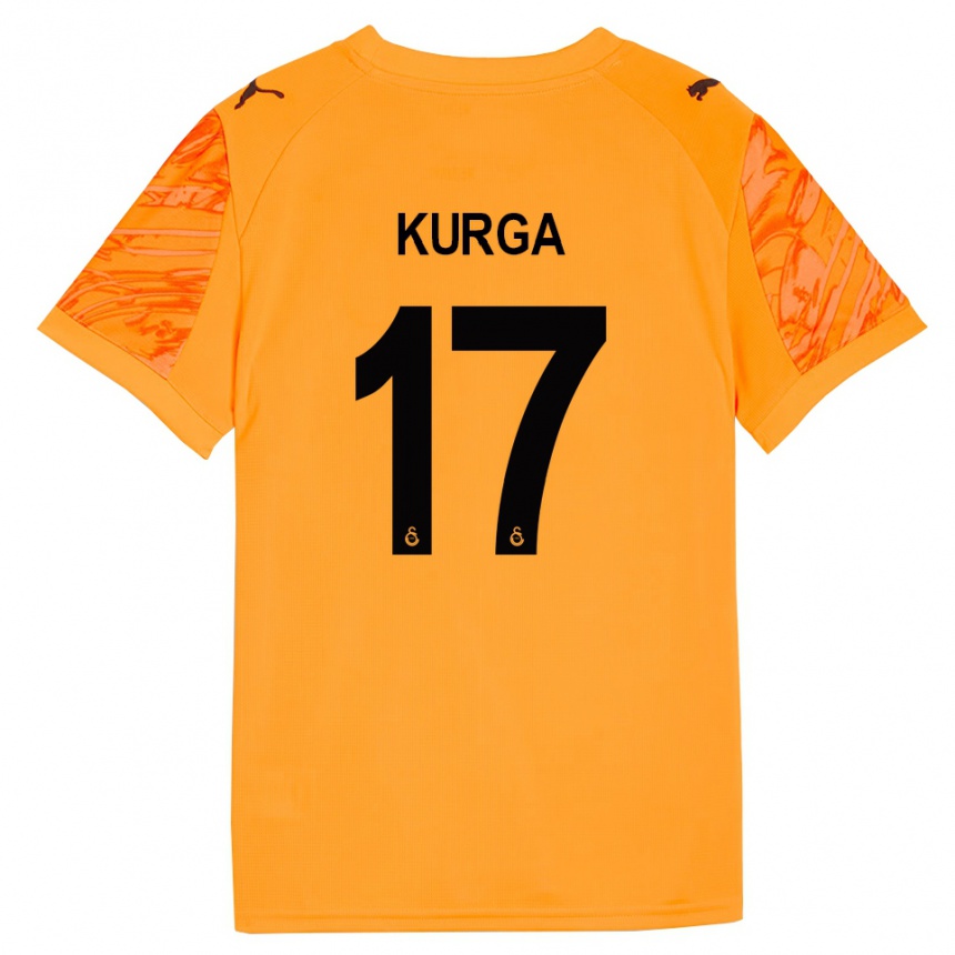 ילדים כדורגל האנדן קורגה #17 שחור כתום כהה חולצת שוער 2025/26