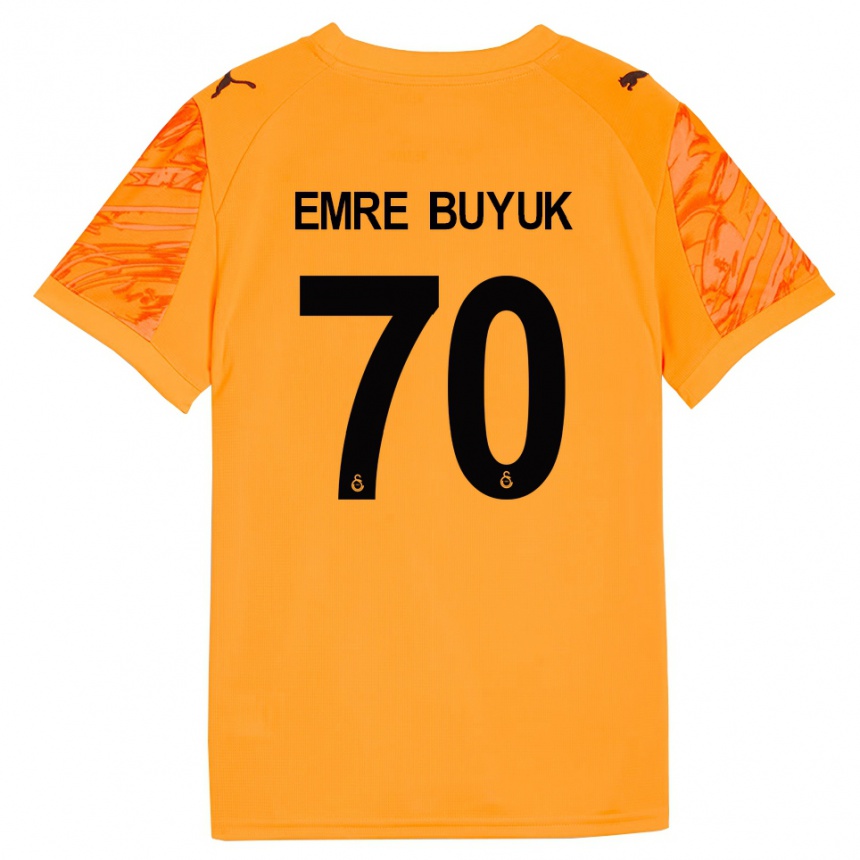 ילדים כדורגל אנס אמר ביוק #70 שחור כתום כהה חולצת שוער 2025/26