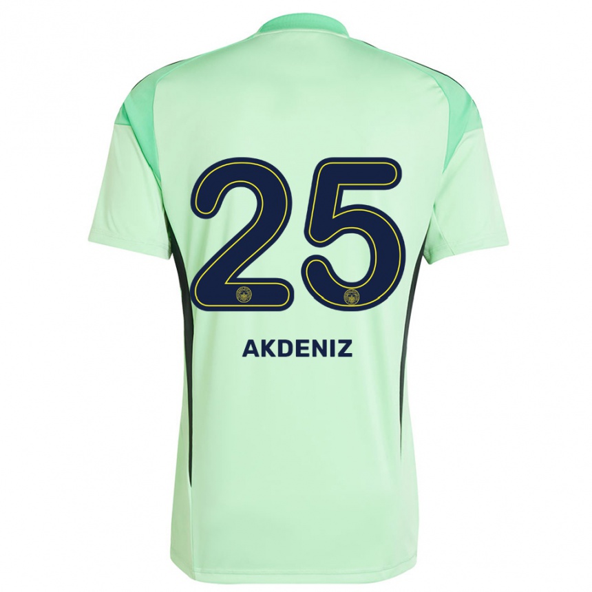 ילדים כדורגל Zeynep Akdeniz #25 שחור ירוק בהיר חולצת שוער 2025/26