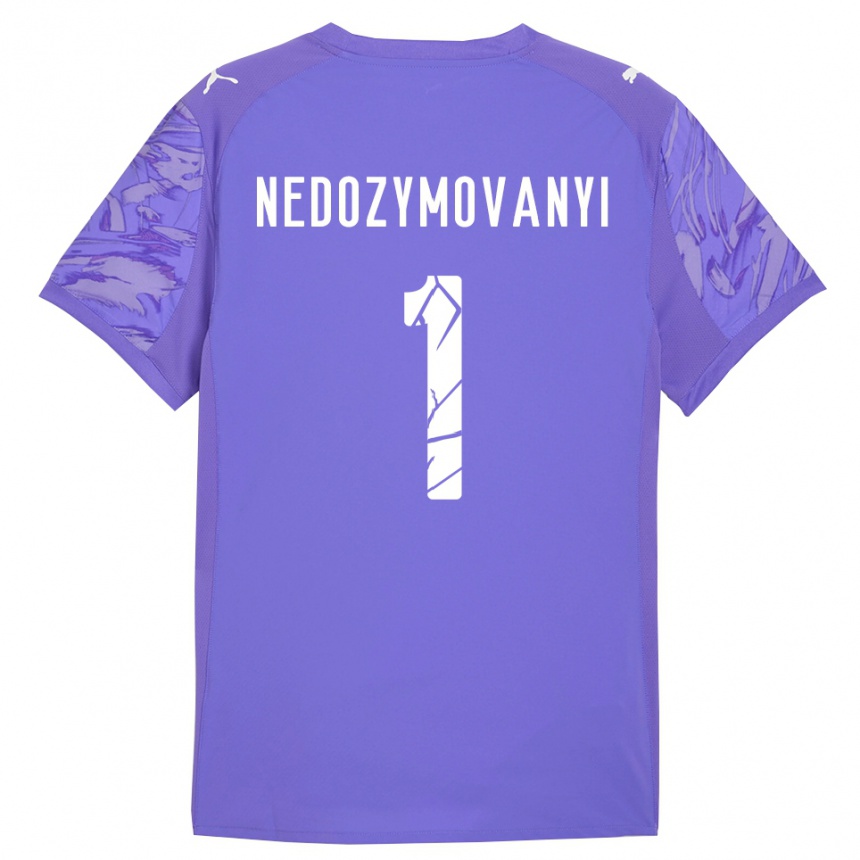 ילדים כדורגל Artem Nedozymovanyi #1 ורוד ירוק כתום חולצת שוער 2025/26