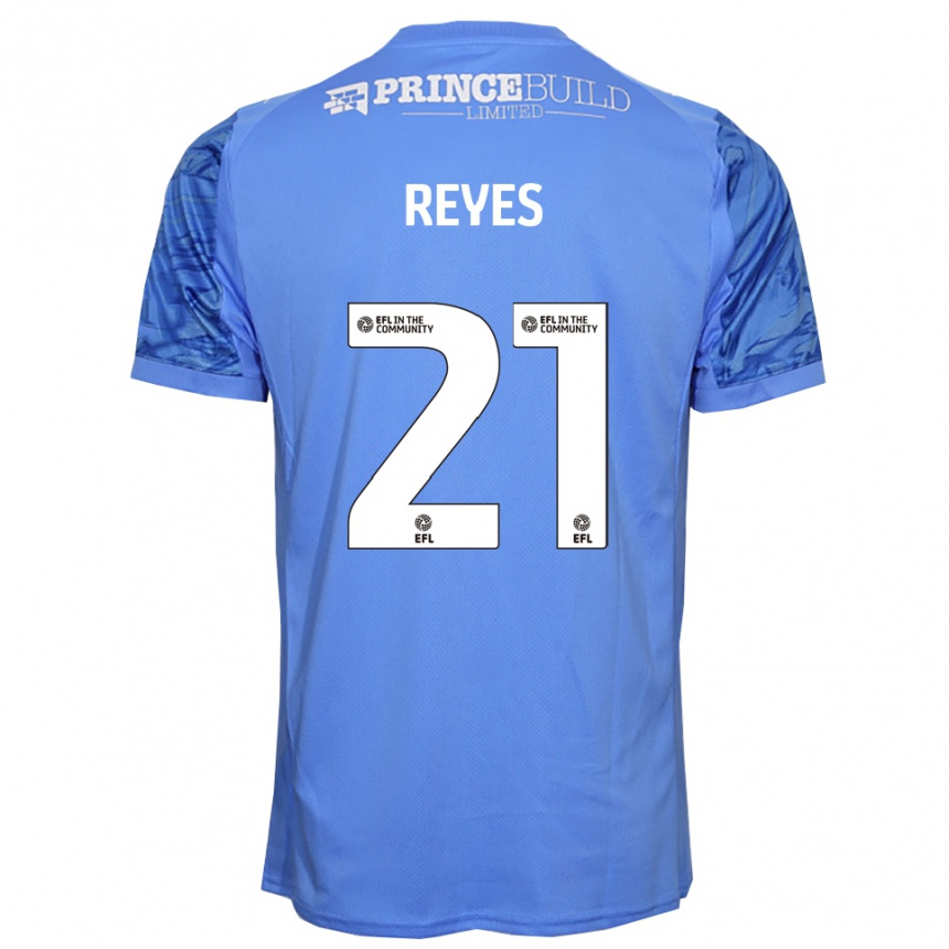 ילדים כדורגל ויסנטה רייס #21 כחול דודג'ר חולצת שוער 2025/26