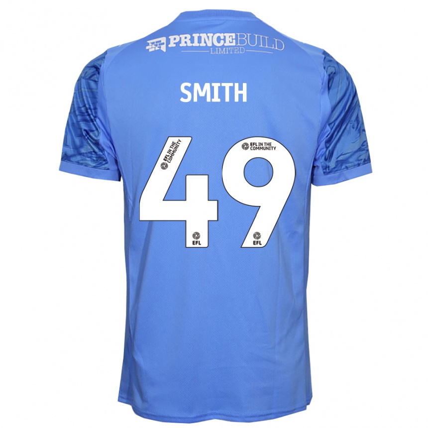 ילדים כדורגל באסטיאן סמית׳ #49 כחול דודג'ר חולצת שוער 2025/26