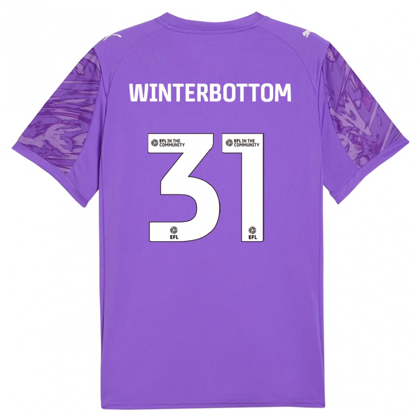 ילדים כדורגל בן ווינטרבוטום #31 כחול אבן חולצת שוער 2025/26