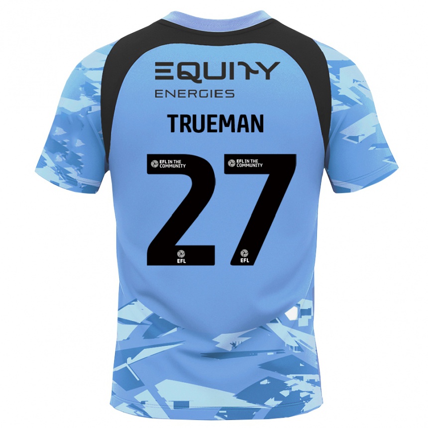 ילדים כדורגל קונאל טראמן #27 אפור כחול בהיר חולצת שוער 2025/26