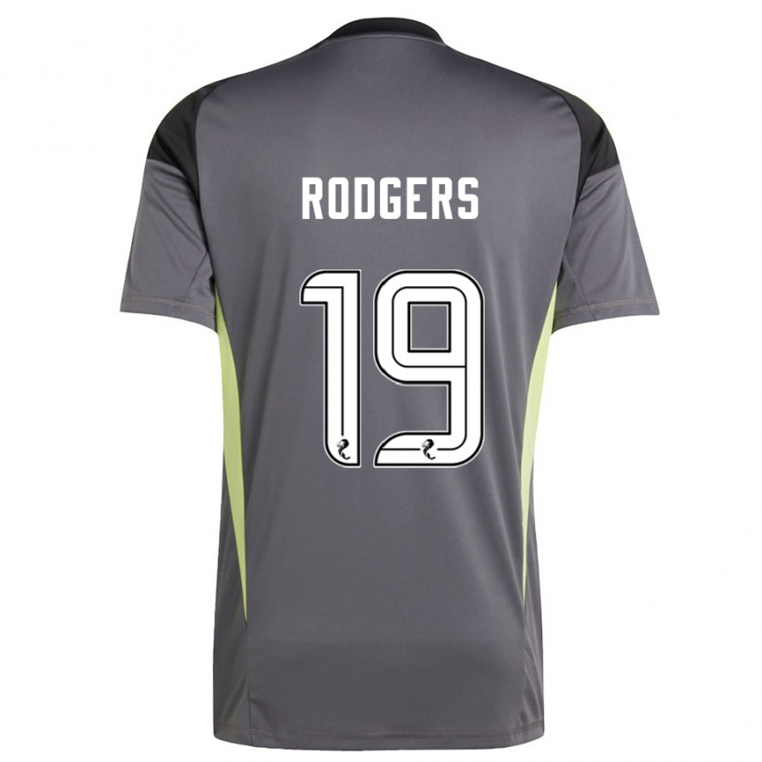 ילדים כדורגל Lisa Rodgers #19 לבן אפור חולצת שוער 2025/26