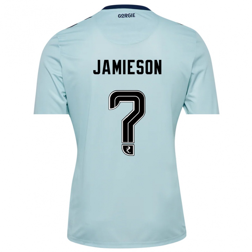 ילדים כדורגל Finlay Jamieson #0 שחור כחול בהיר חולצת שוער 2025/26