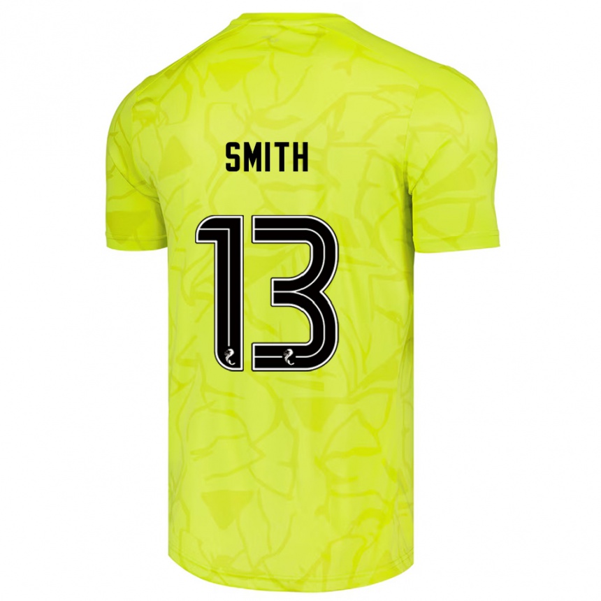 ילדים כדורגל Jordan Smith #13 שחור צהוב חולצת שוער 2025/26