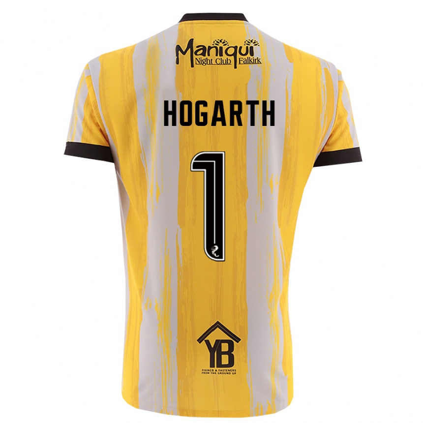 ילדים כדורגל ניקי הוגארת #1 שחור צהוב חולצת שוער 2025/26