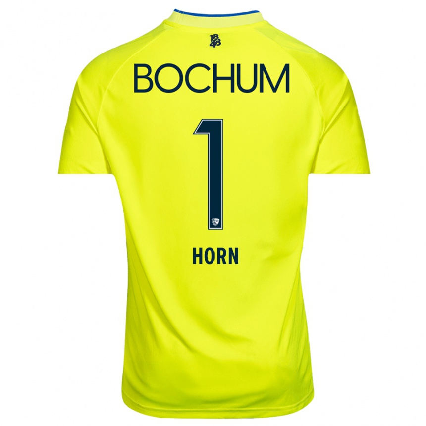 ילדים כדורגל טימו הורן #1 ירוק צהוב חולצת שוער 2025/26