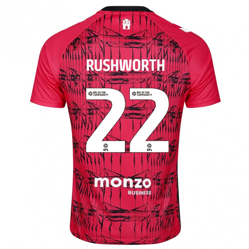 ילדים כדורגל קארל רשוורת' #22 לבן אדום חולצת שוער 2025/26