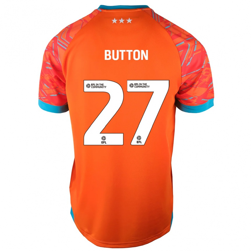 ילדים כדורגל דייוויד באטן #27 לבן כתום חולצת שוער 2025/26