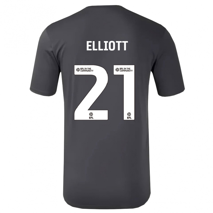 ילדים כדורגל פליקס אליוט #21 לבן שחור חולצת שוער 2025/26