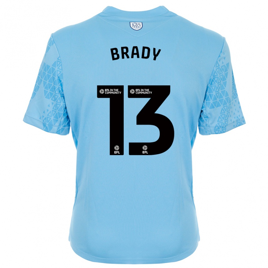 ילדים כדורגל לואי בריידי #13 כחול שמיים שחור חולצת שוער 2025/26