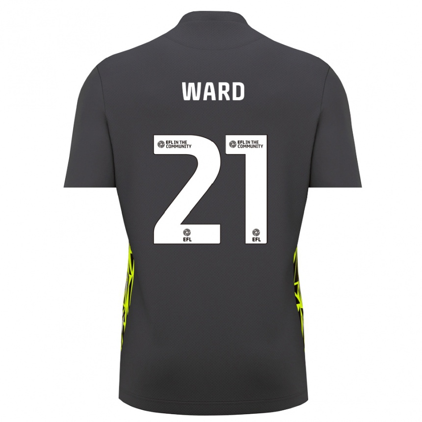 ילדים כדורגל דני וורד #21 ירוק יער אפור חולצת שוער 2025/26