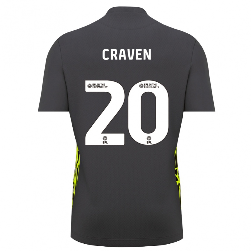 ילדים כדורגל Lizzie Craven #20 ירוק יער אפור חולצת שוער 2025/26