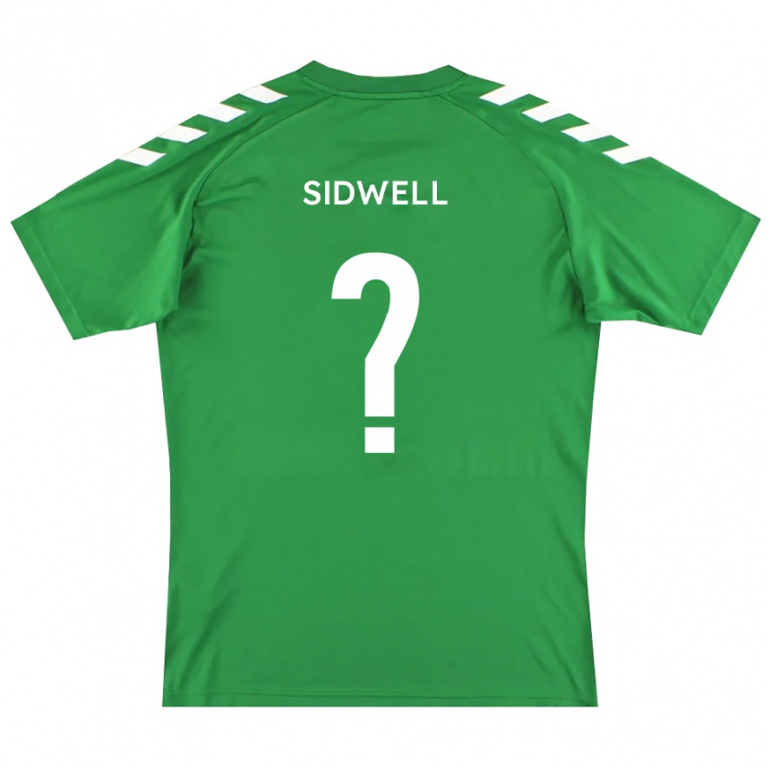 ילדים כדורגל Rebecca Sidwell #0 לבן ירוק חולצת שוער 2025/26