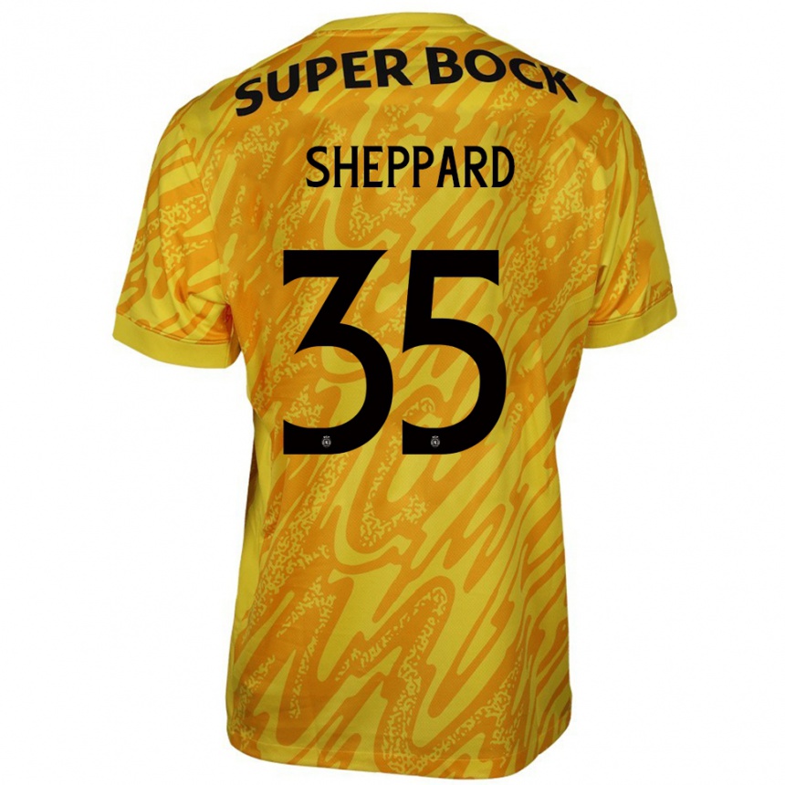 ילדים כדורגל קתריונה רוז שפרד #35 צהוב כתום חולצת שוער 2025/26